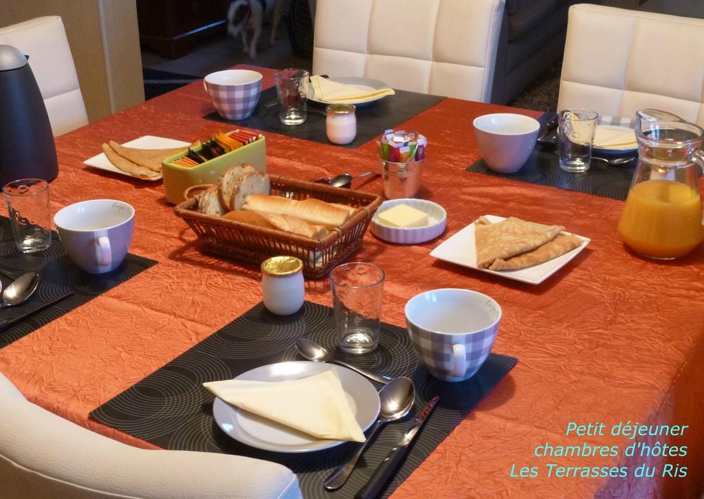 Les Terrasses Du Ris Bed & Breakfast ดูอาร์เนอนี ภายนอก รูปภาพ